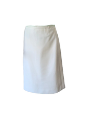 Pin Up 50s Vintage Rockabilly Straight Skirt White