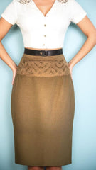 Vintage Rockabilly Skirt Wool