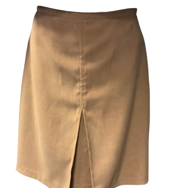 70s Vintage Boho Faux Suede Pleated Skirt