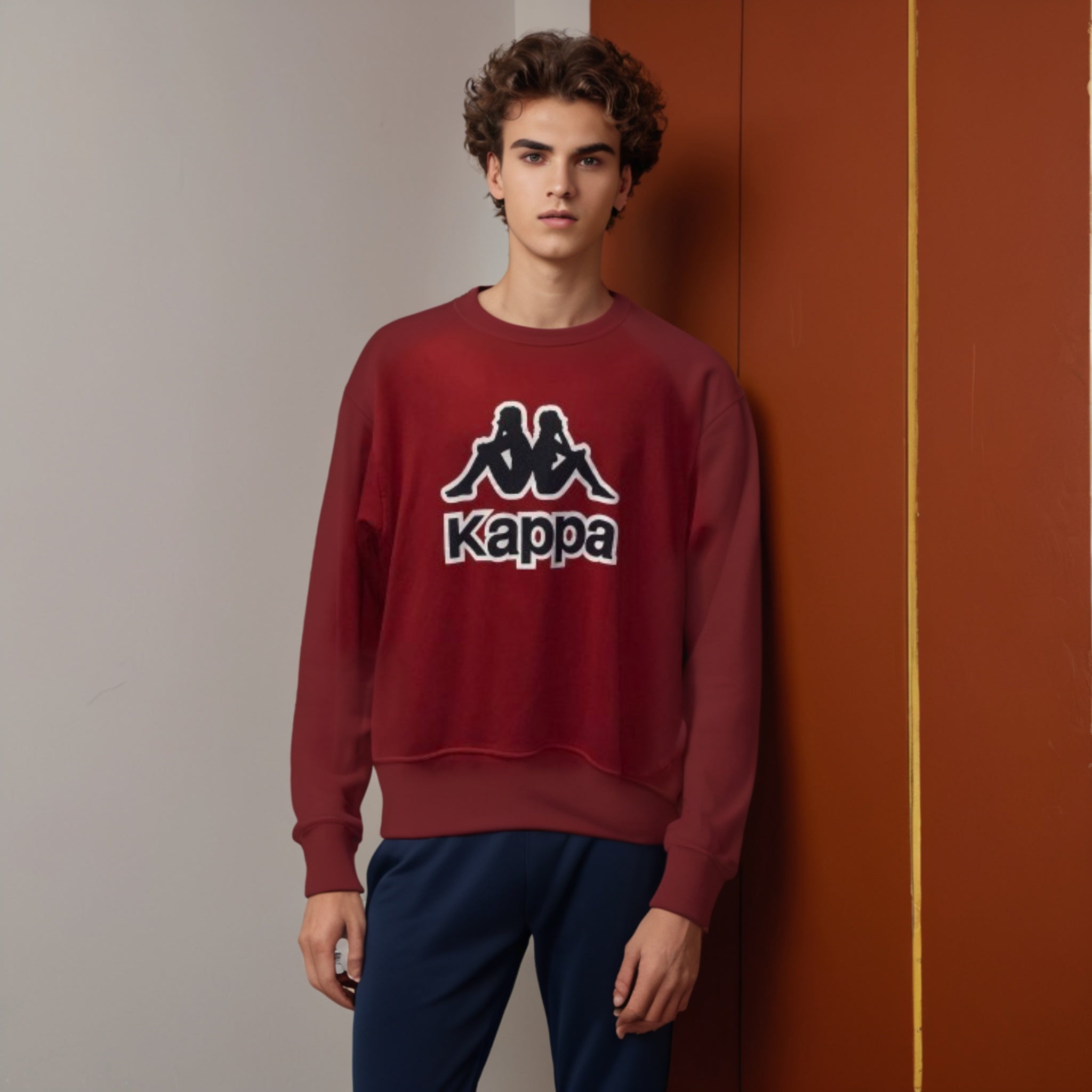 80s Kappa Vintage Sweatshirt Red