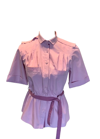 Vintage 60s Mod Shirt Lilac