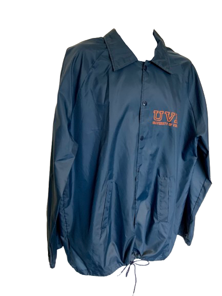 Vintage Collegiate UVA College Windbreaker Jacket