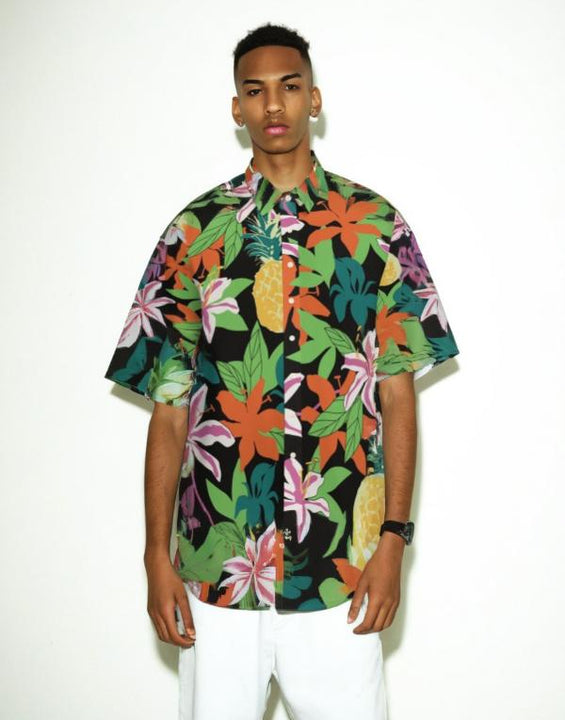 Retro Unisex Hawaiian Short Sleeve Shirt