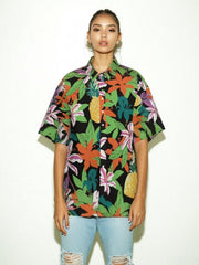 Retro Unisex Hawaiian Short Sleeve Shirt