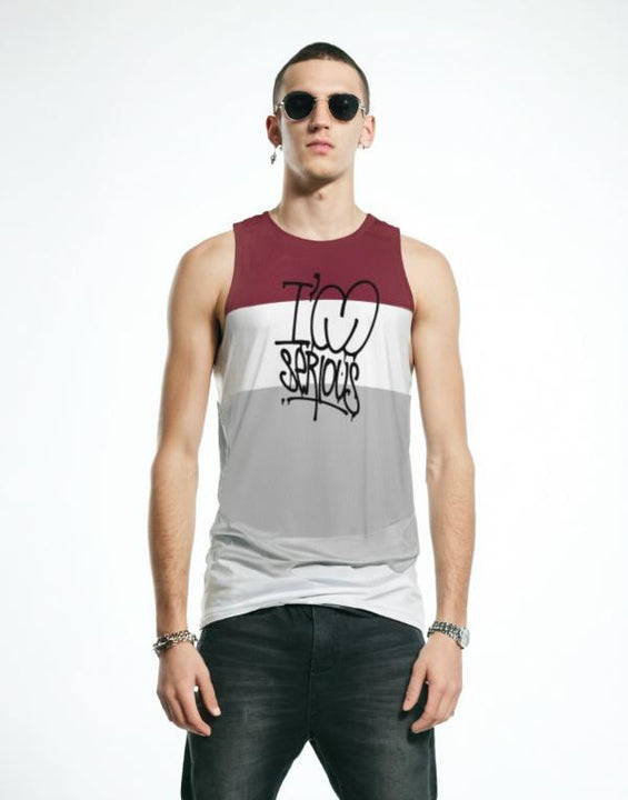 Mens Graphic Tank Top Vest