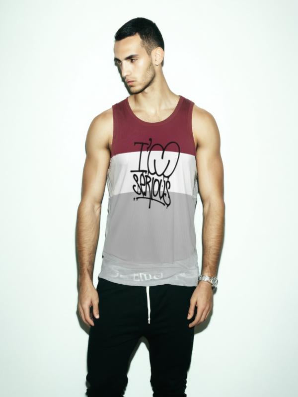 Mens Graphic Tank Top Vest