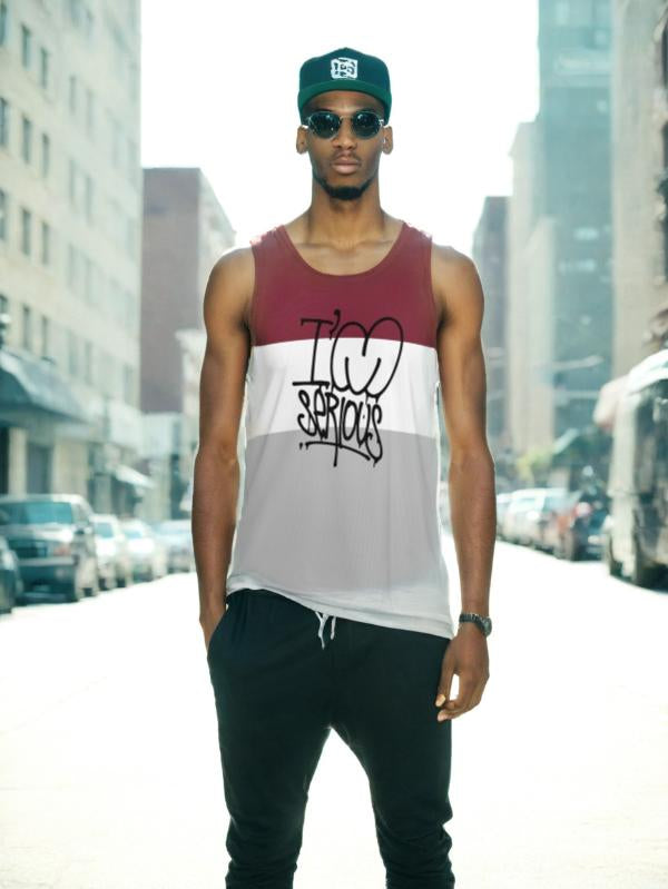 Mens Graphic Tank Top Vest