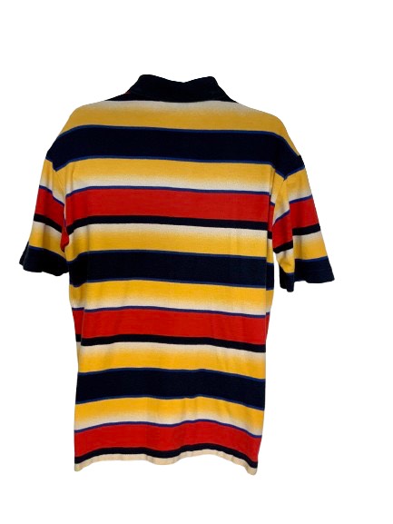 90s Fila Striped Polo Shirt