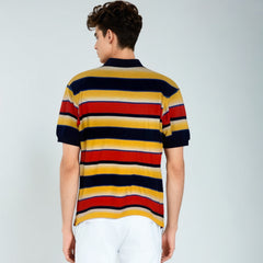 90s Fila Striped Polo Shirt