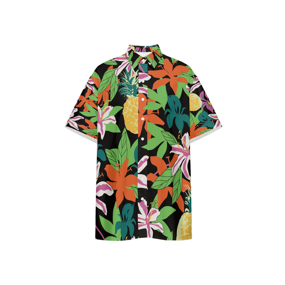 Retro Unisex Hawaiian Short Sleeve Shirt