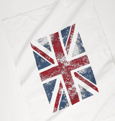 Union Jack Printed Tea Towel Organic Cotton