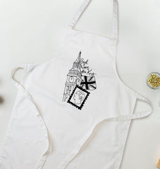 Celebrate The British Monarchy Organic Cotton Kitchen Apron