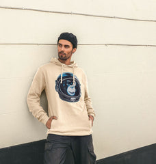 Space Monkey Graphic Hoodie Organic