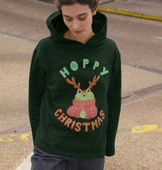 Christmas Hoodie Frog Graphic