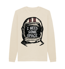 Streetwear Crewneck Graphic Sweatshirt I Need Some Space Oat