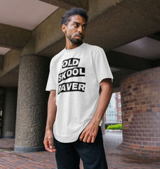 Mens Old Skool Raver Organic Cotton T Shirt