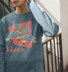 Roller Disco Retro Sweatshirt Organic