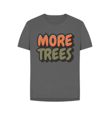 Environmental Graphic T Shirt Organic Cotton Slate Grey