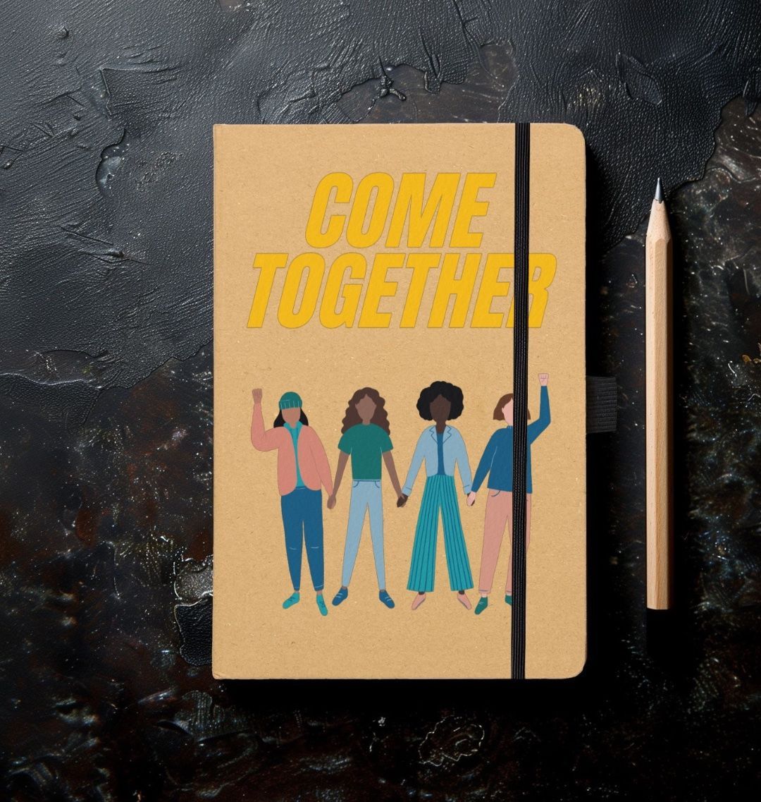 Kraft Notebook Come Together Graphic