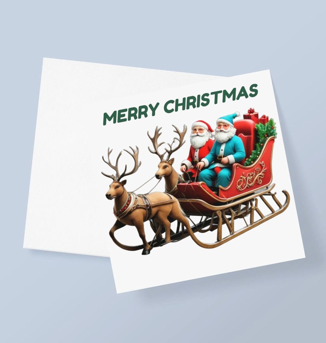 Merry Christmas Greeting Card