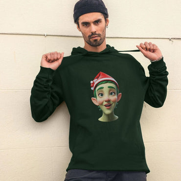 Christmas Elf Graphic Hoodie