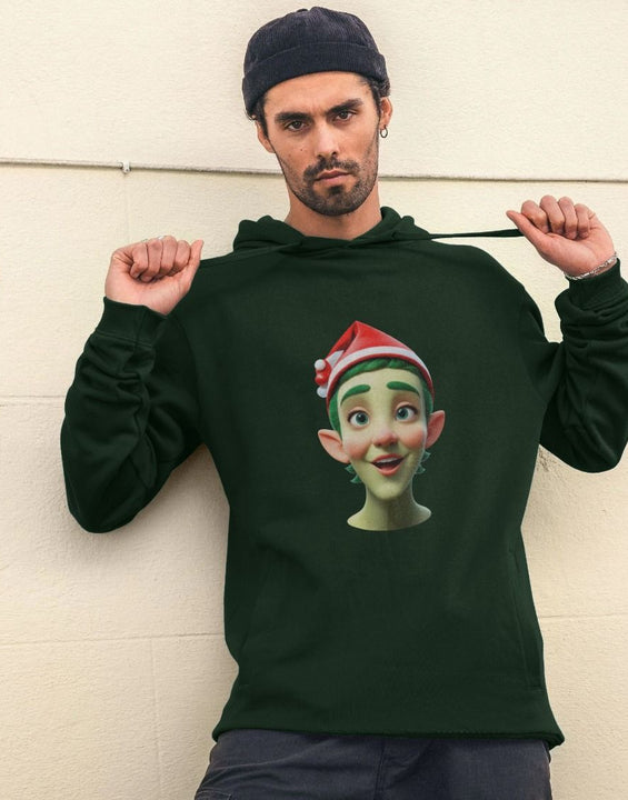 Christmas Elf Graphic Hoodie