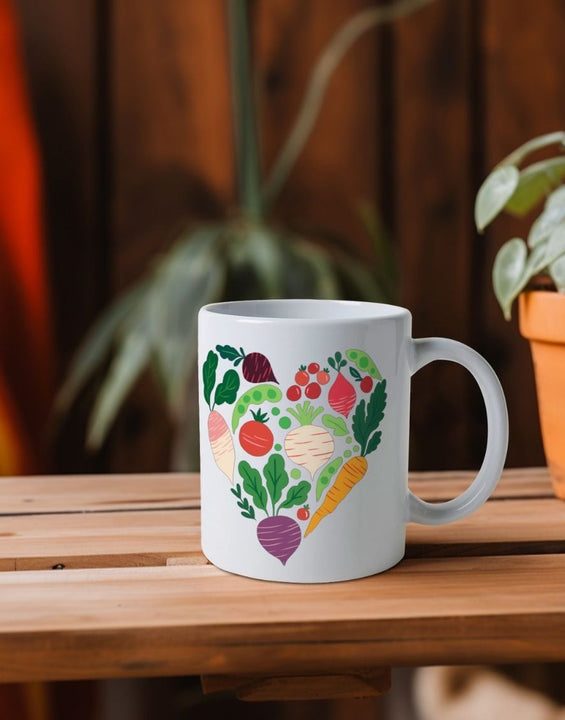 Love My Garden Natural Ceramic Mug