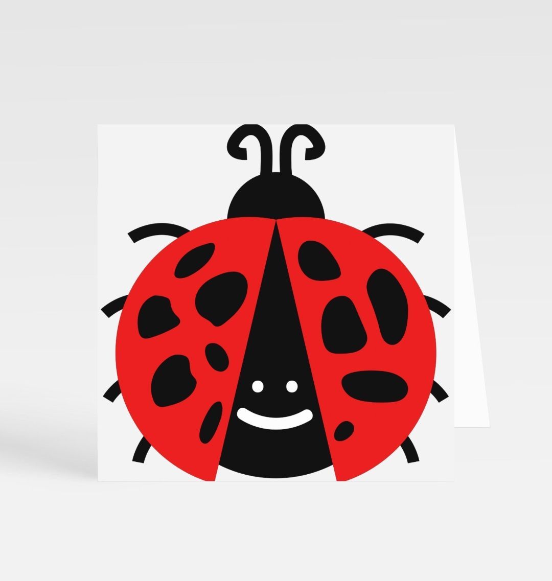 Ladybird Greetings Card