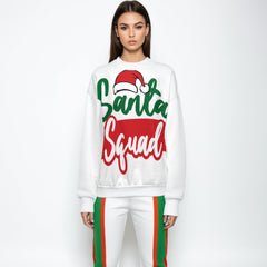 Christmas Santa Graphic Sweatshirt Recycled