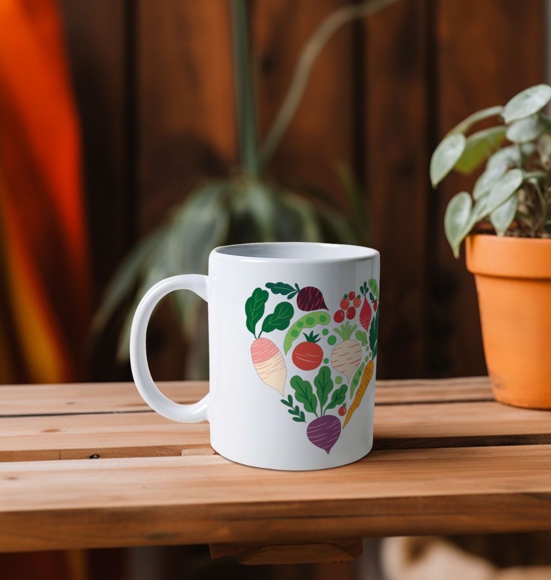 Love My Garden Natural Ceramic Mug