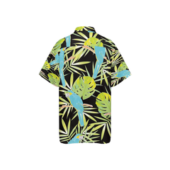 Unisex Retro Hawaiian Green Short Sleeve Shirt