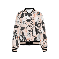 Floral Blooming Bomber Jacket