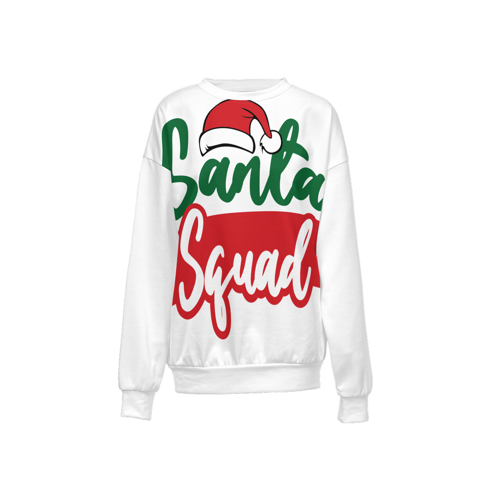 Christmas Santa Graphic Sweatshirt Recycled