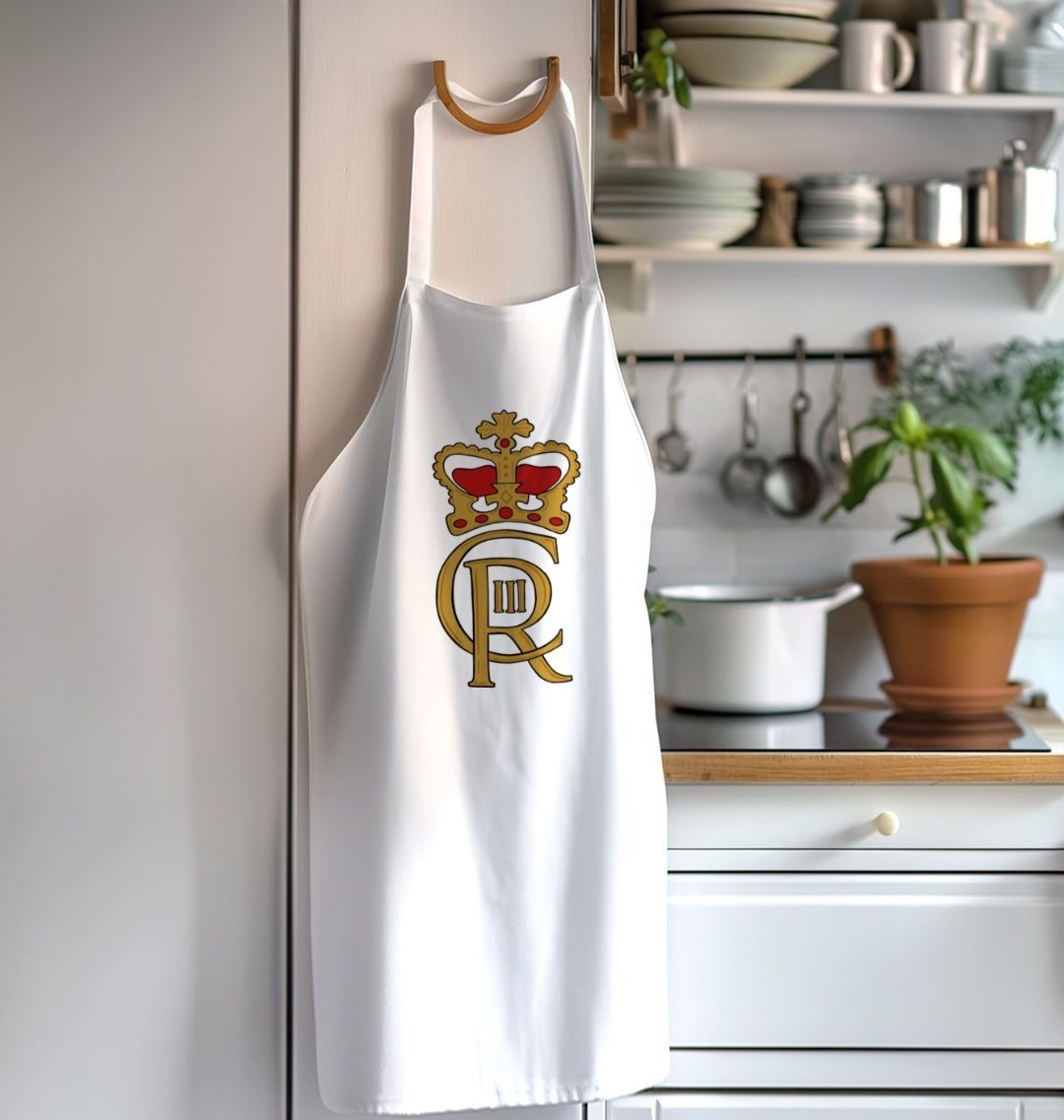 King Charles Royal Organic Cotton Kitchen Apron