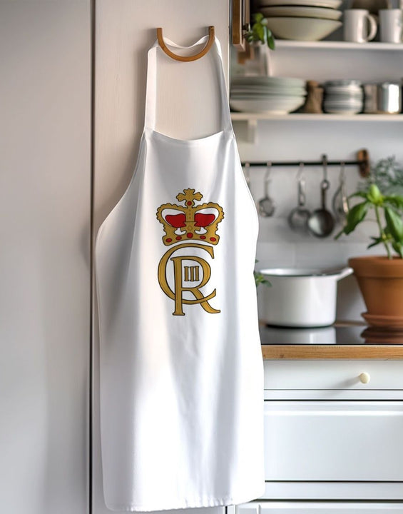 King Charles Royal Organic Cotton Kitchen Apron