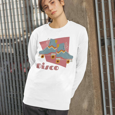 Sweat-shirt rétro Roller Disco Bio