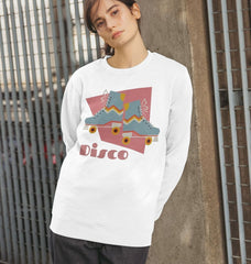 Roller Disco Retro Sweatshirt Organic