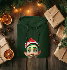 Christmas Elf Graphic Hoodie