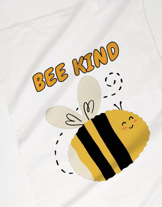 Bee Kind Geschirrtuch aus Bio-Baumwolle