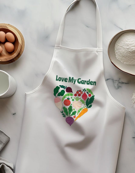 Love My Garden Organic Cotton Kitchen Apron