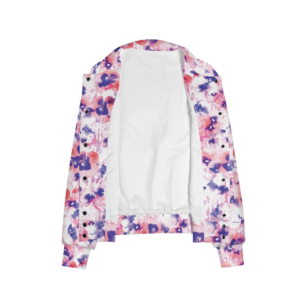 Floral Bomber Jacket