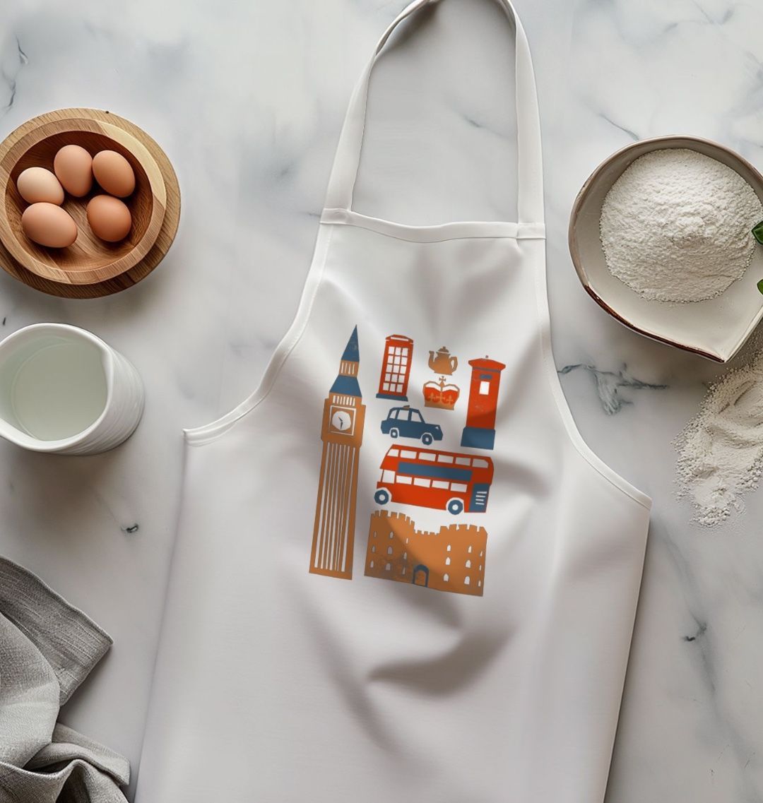 London Kitchen Apron Organic Cotton