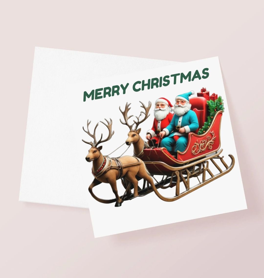 Merry Christmas Greeting Card