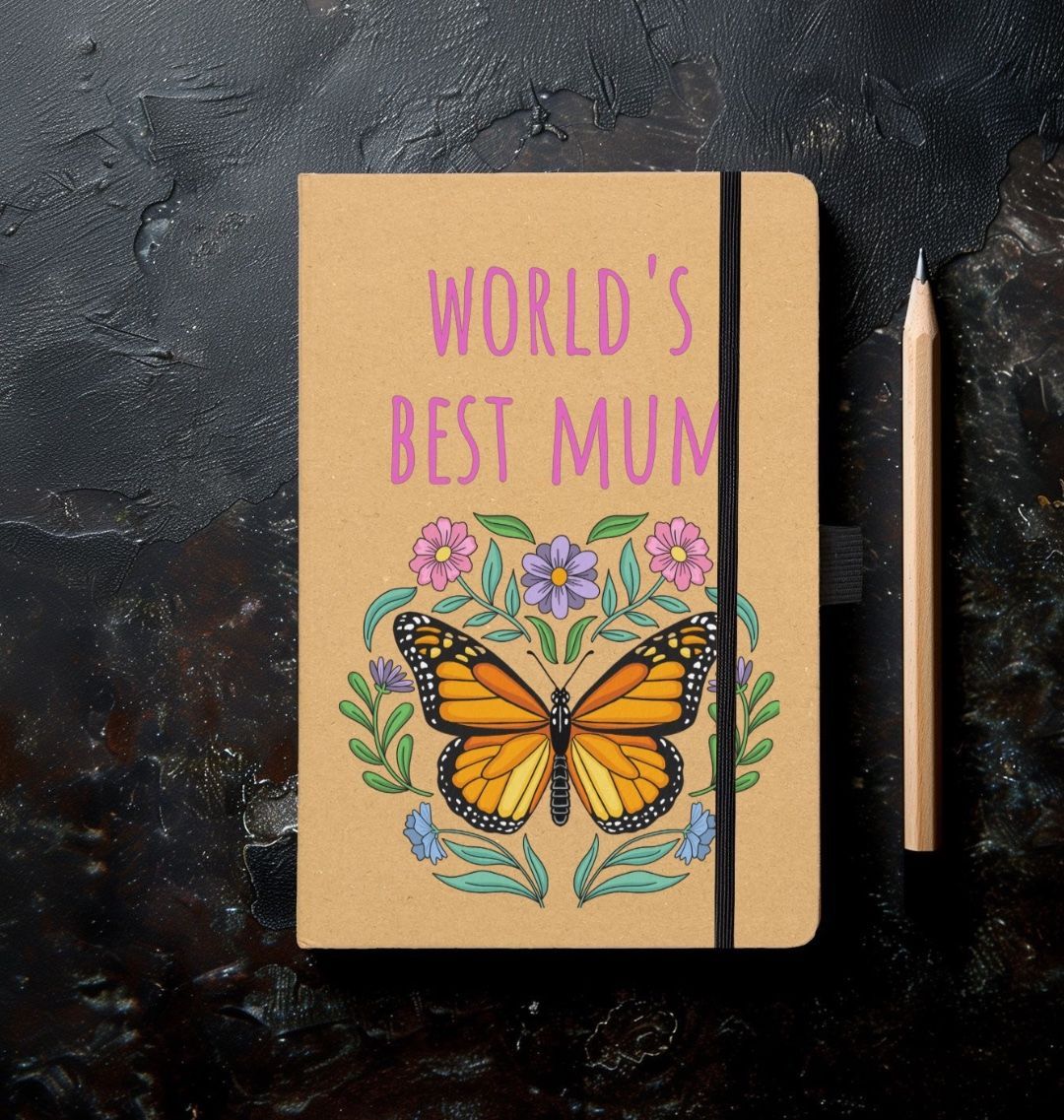 Worlds Best Mum Kraft Notebook