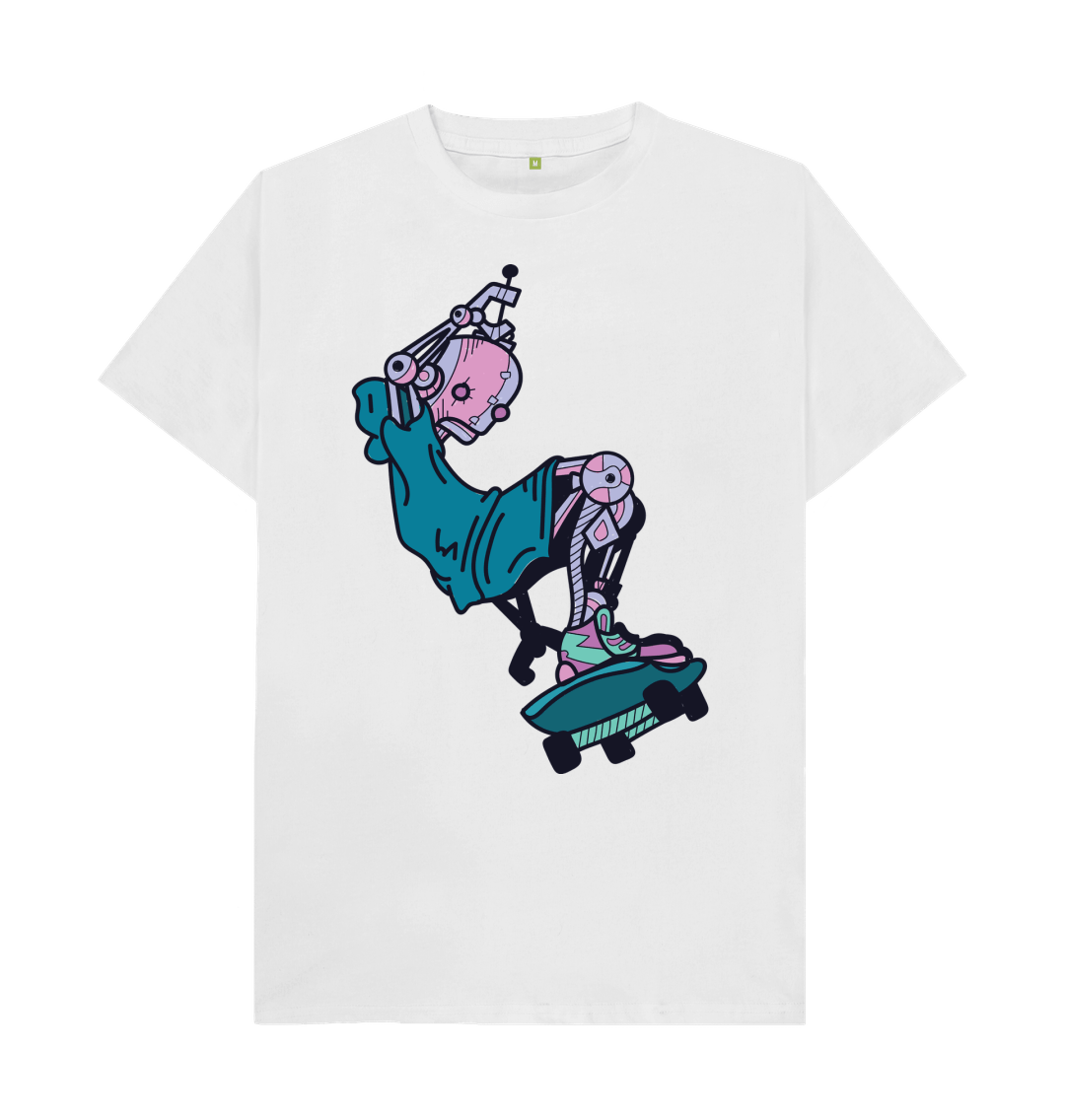 Streetwear Skateboarding T Shirt White