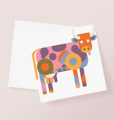 The Funky Cow Greetings Card