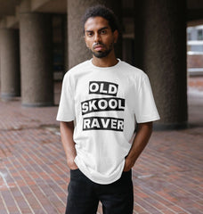 Mens Old Skool Raver Organic Cotton T Shirt