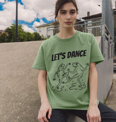 Organic Graphic T Shirt Let’s Dance