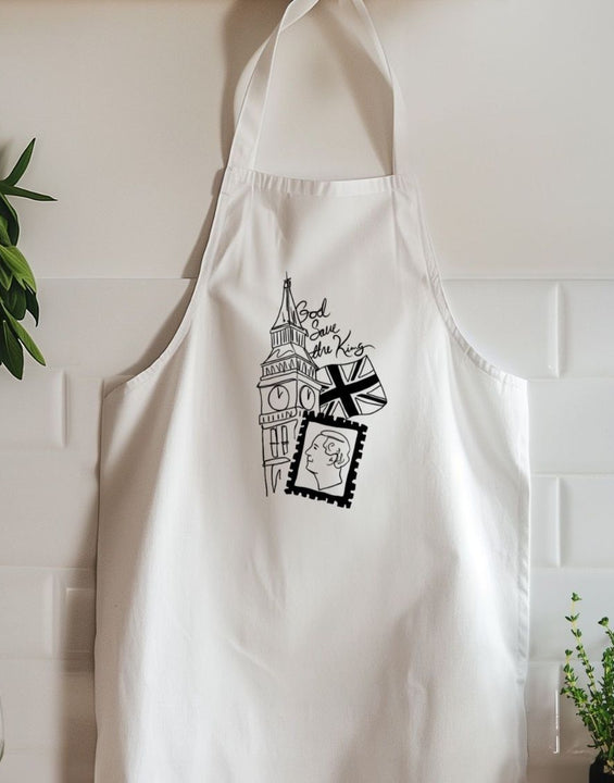 Celebrate The British Monarchy Organic Cotton Kitchen Apron