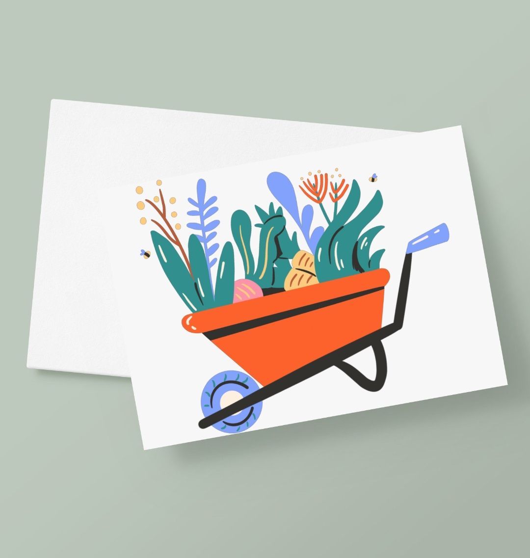 The Gardener Greetings Card